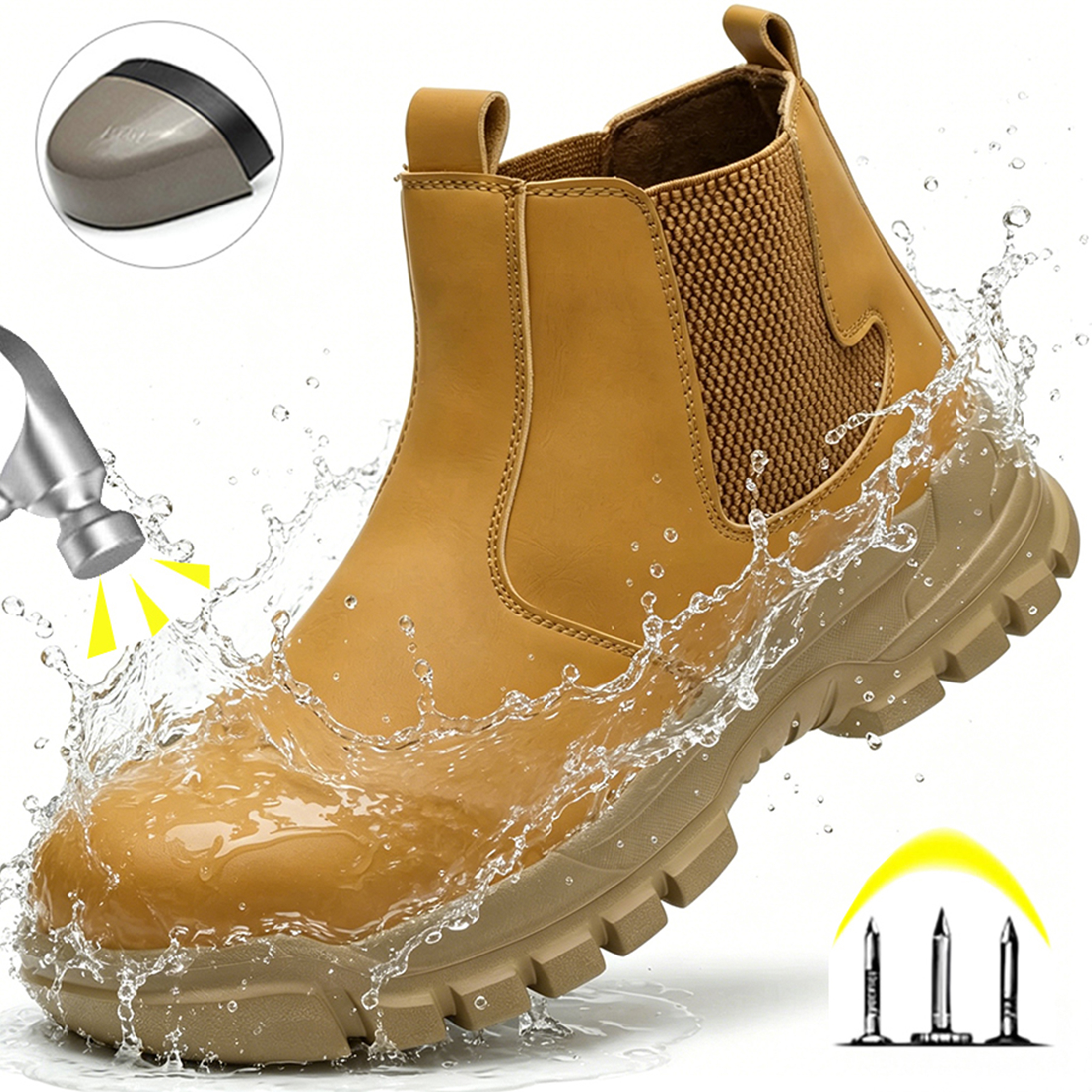 Factory Grade Men's Safety Sho - đánh giá và giá Leather Work Factory
