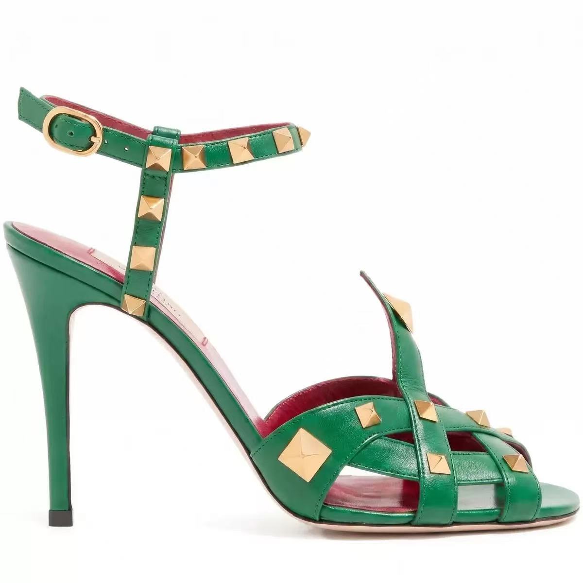 Women Roman Studded Sandals,10 - đánh giá và giá Leatherwork Rivets